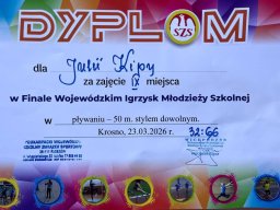 Rok szkolny 2025-2026 - 098 - Sukcesy naszych uczennic w plywaniu